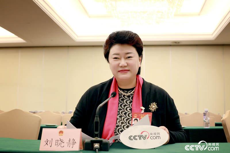 全国人大代表、山东艺术学院副院长刘晓静接受央视网记者采访